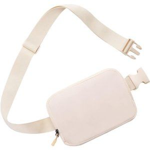 Belt bag Fanny pack crossbody bags for women or men Mini Bag White